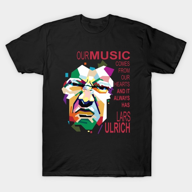 Ulrich in WPAP T-Shirt by Alkahfsmart